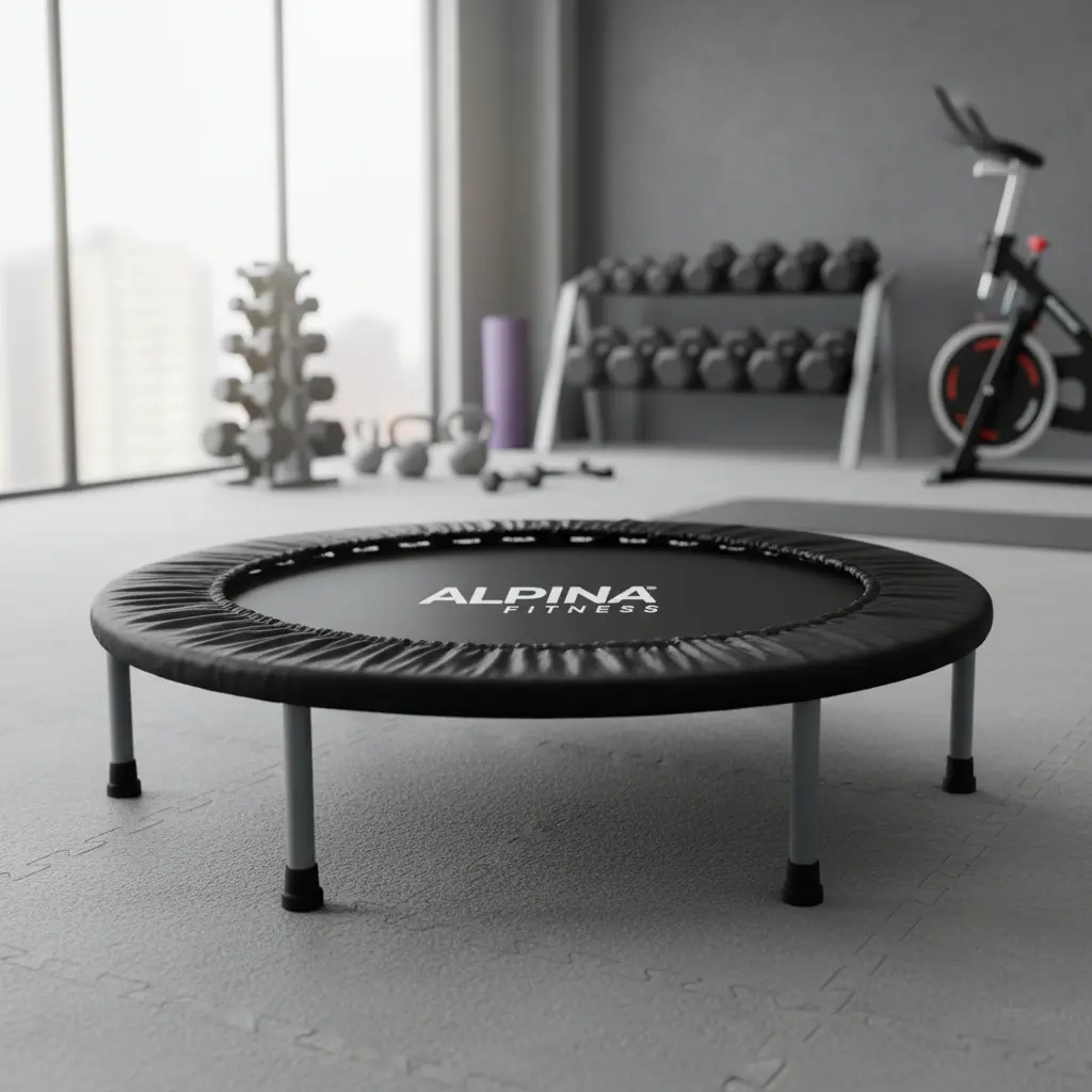 Mini Trampolin Gimnasia Fitness Profesional 1 Mts Alpina Negro