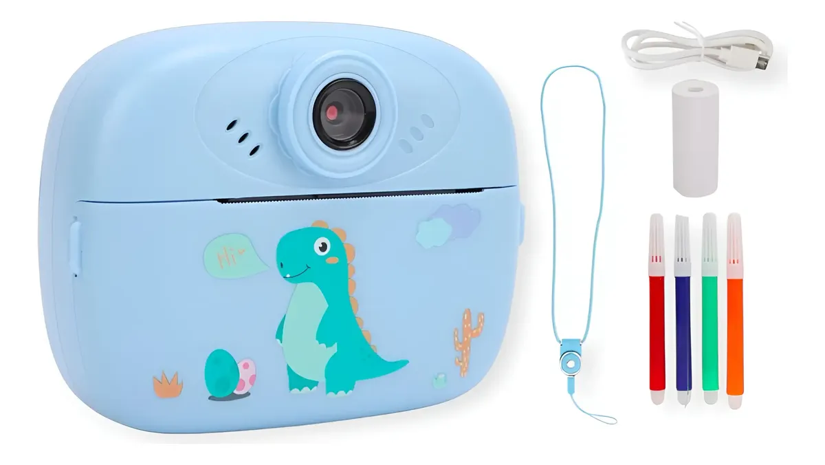 Mini Camara Infantil Con Impresora Digital Instantanea