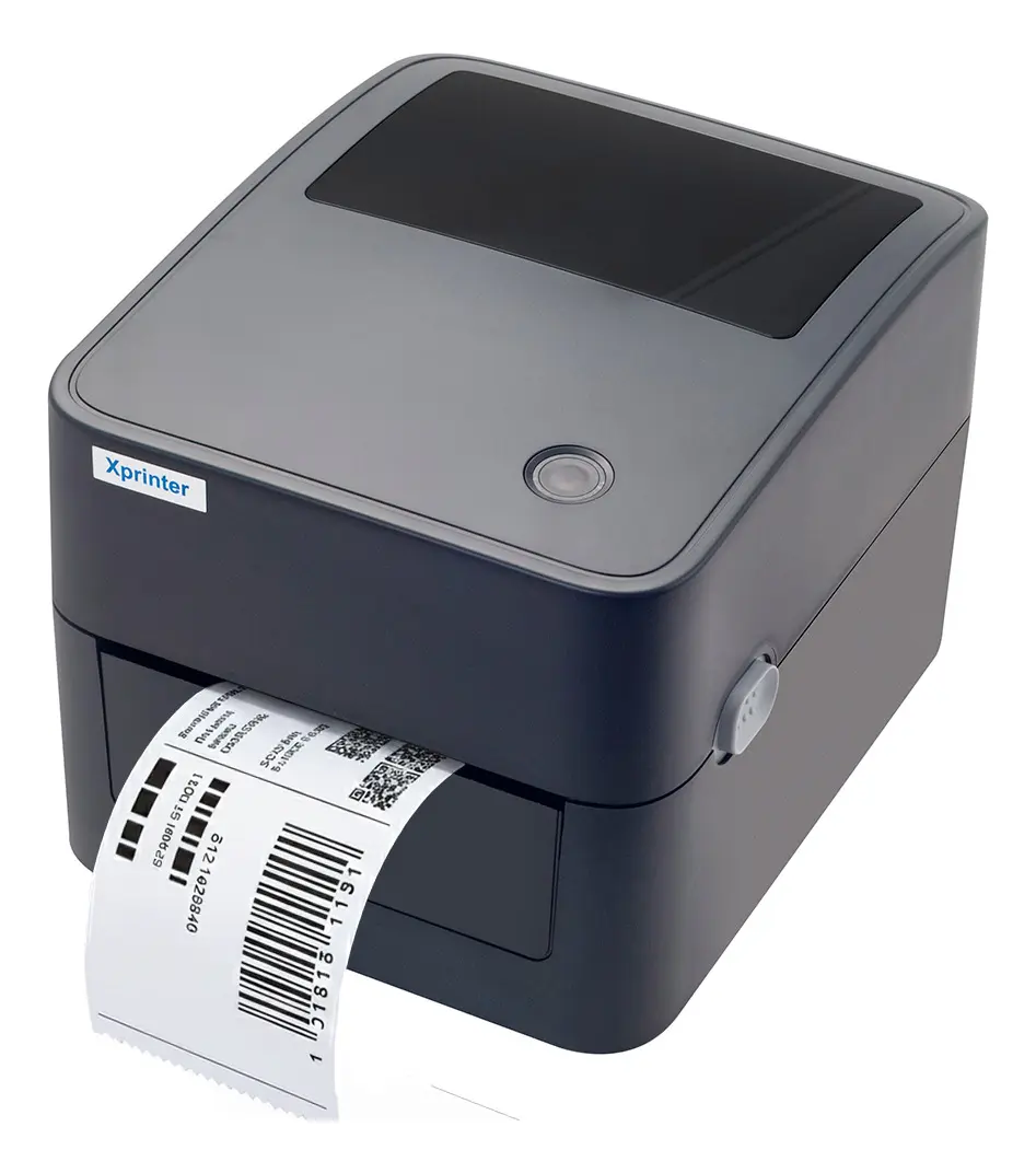 Impresora De Etiquetas Autoadhesivas Térmica X-Printer 410B Con Botón Multifuncional