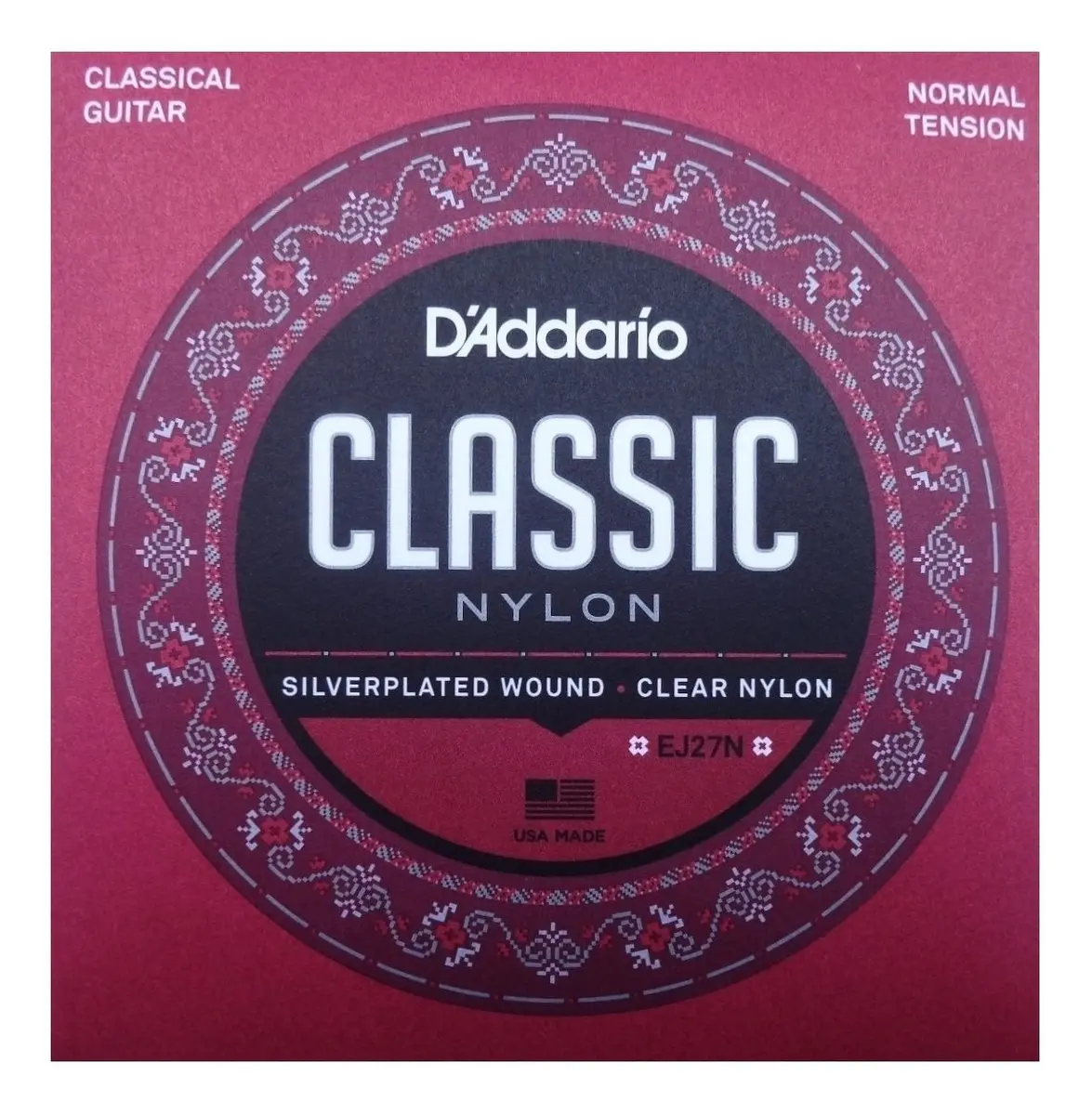 Encordado Clasica Daddario Ej27n Tension Normal