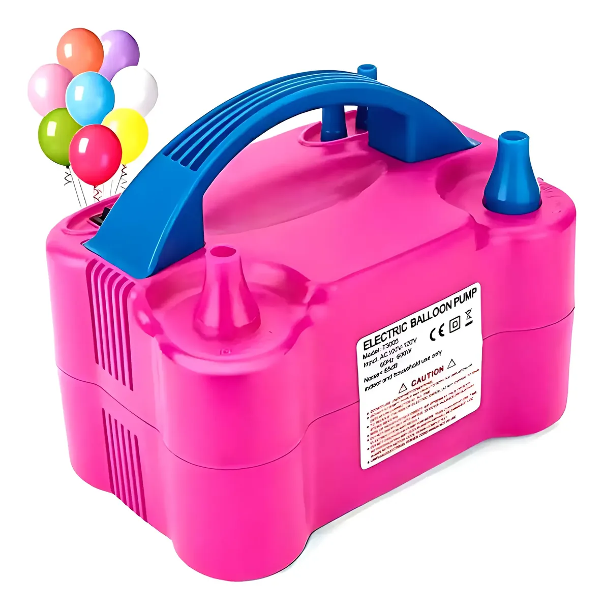 Inflador De Globos Eléctrico 600w Doble Salida