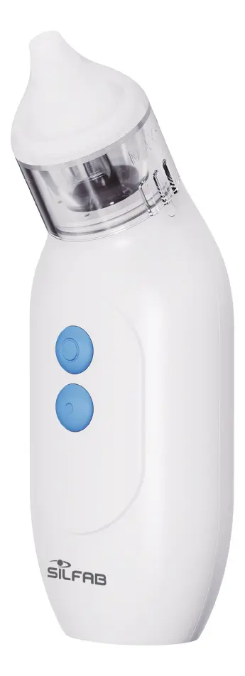 Aspirador Nasal Silfab An10 Eléctrico Silencioso Pediátrico Color Blanco