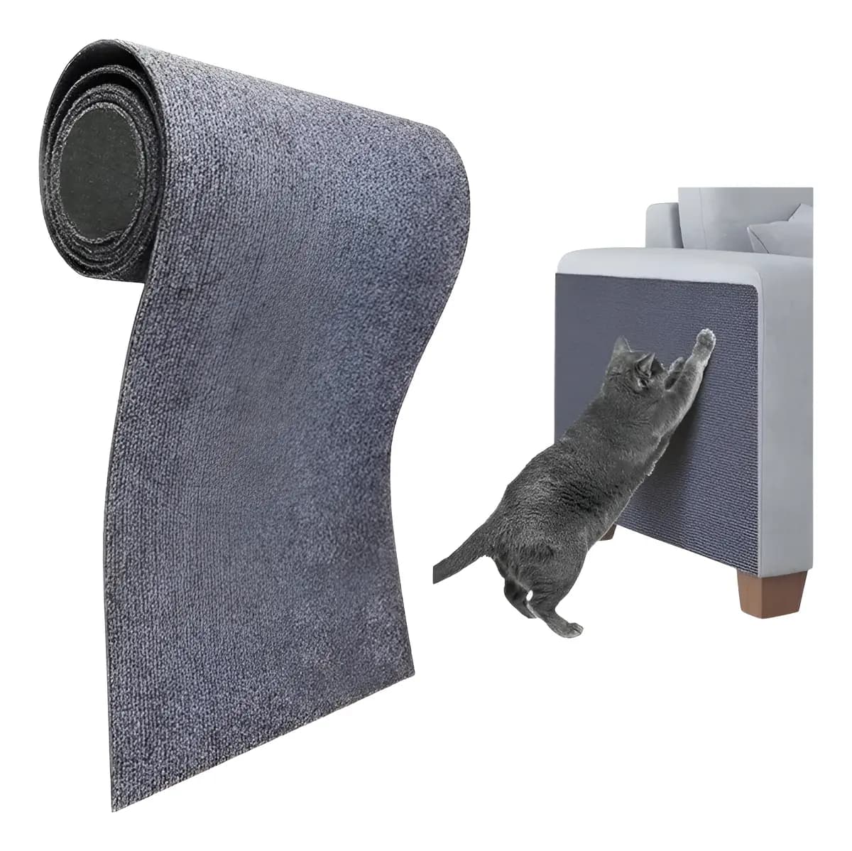 Rascador Autoadhesivo Alfombra Para Gatos 40x100cm