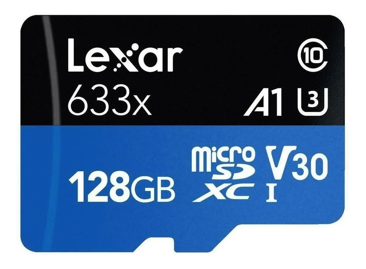 Tarjeta de memoria Lexar LSDMI128BB-633A 633x con adaptador SD 128GB