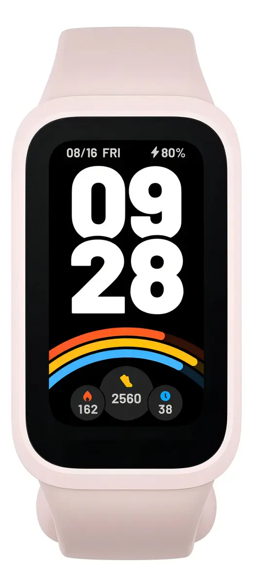 Xiaomi Bluetooth Smart Band 9 active Pink Sport silicona