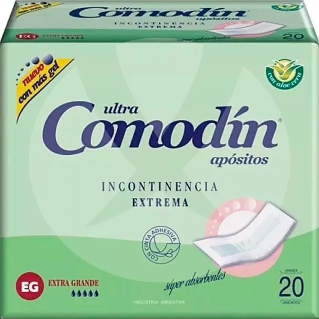 Apósito Comodín incontinencia extrema XG 20 unidades