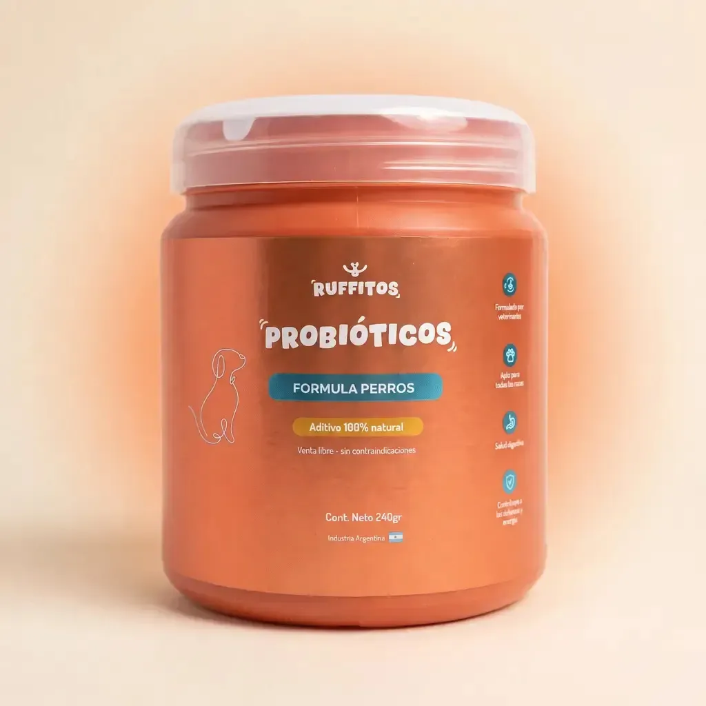 Probioticos Perros Aditivo Natural Digestivo Instestinal Alergia Ruffitos