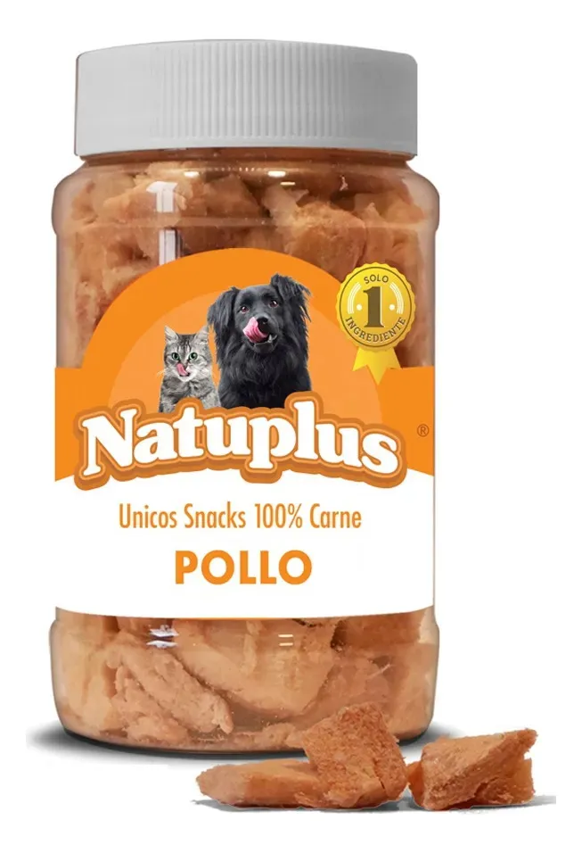 Natuplus Snack Liofilizado Sabor Pollo 100% Natural 500 Ml