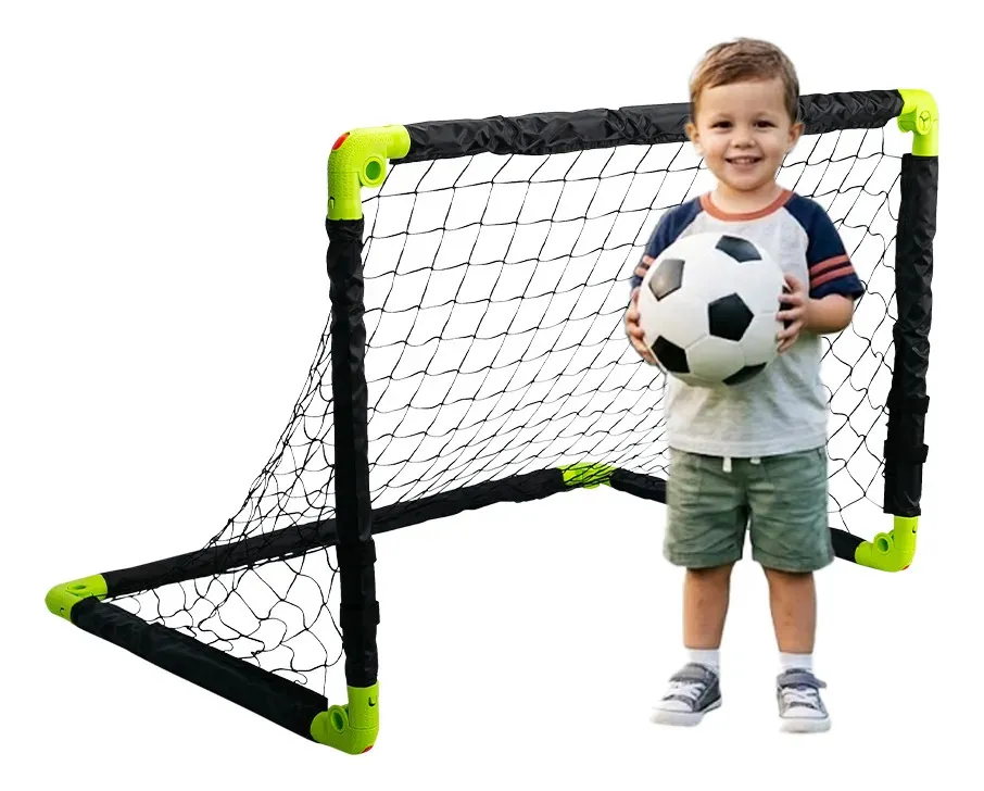 Arco De Fútbol Gadnic FTG1 Plegable Montaje Rápido Ideal Puntería PP+PVC