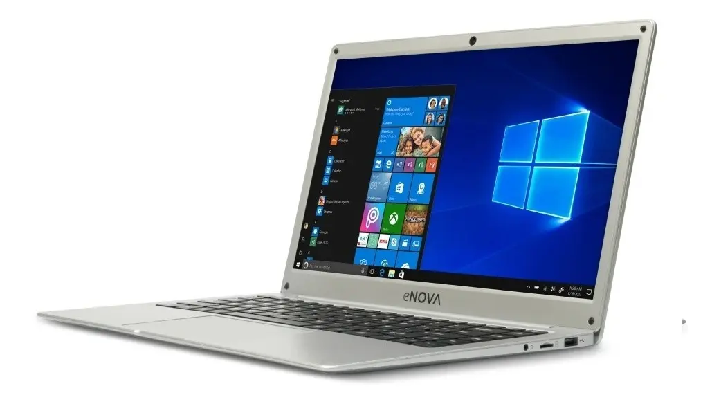 Notebook Enova de 14" con Intel Celeron N4020, 4 GB de RAM y SSD de 128 GB